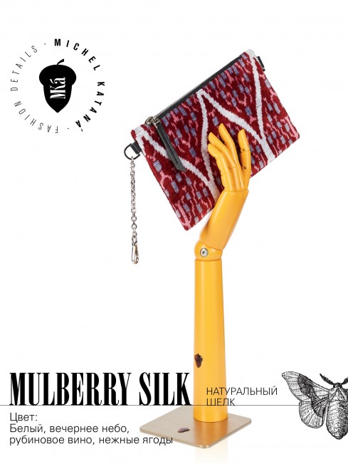 Шелковый (Бахмаль) конверт-папка-косметичка FEMINA SECRETUO! (Тайна женственности!) Plic_FEMINA SECRETO